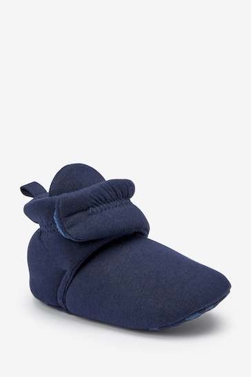 Navy Blue Cosy Baby Boots (0-24mths)