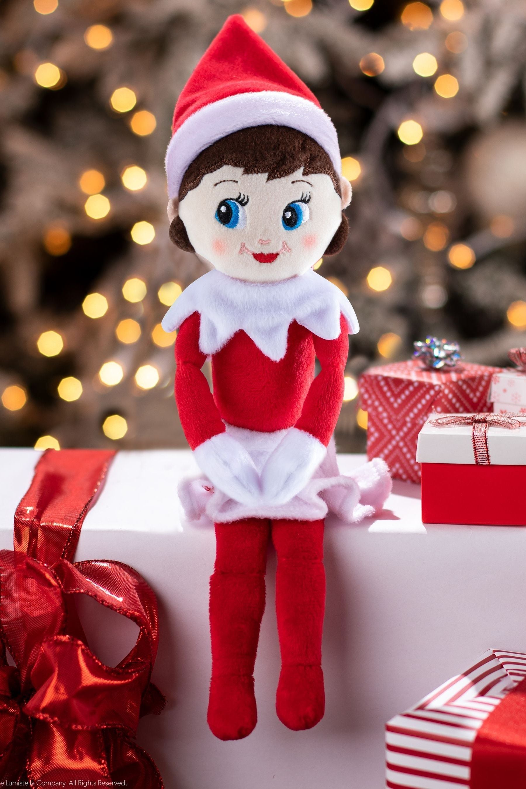 Elf on the online shelf plush girl