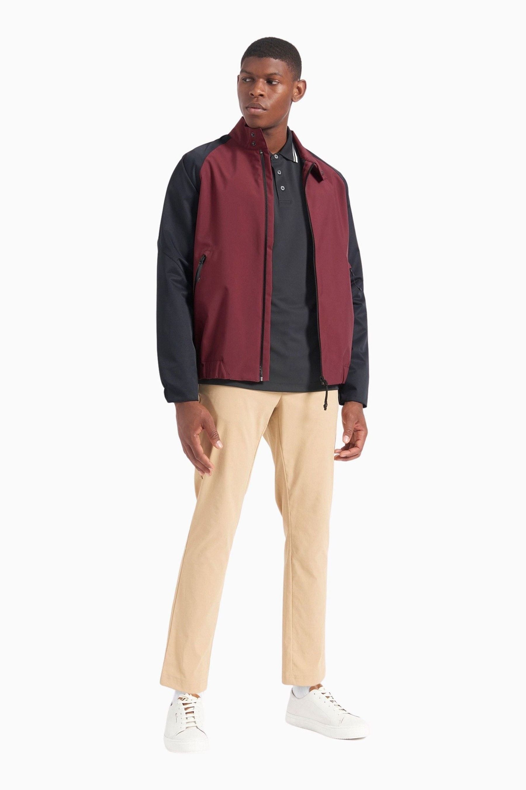 Buy Ben Sherman Red Waterproof Harrington Jacket from the Next UK online shop