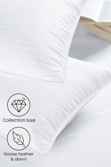 Collection Luxe Goose Down & Feather Support Pillow