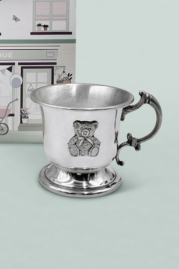 Babyblooms Traditional Pewter Cup Christening Baby Gift