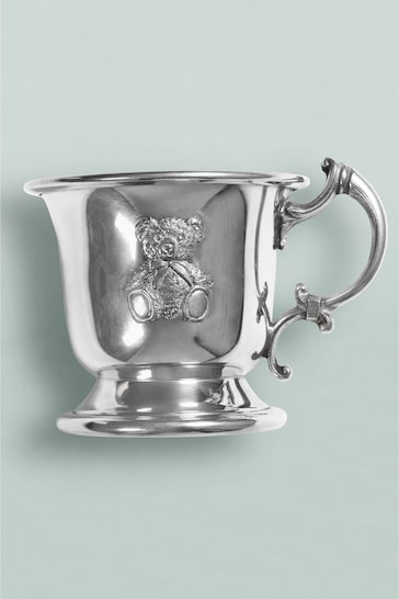 Babyblooms Traditional Pewter Cup Christening Baby Gift