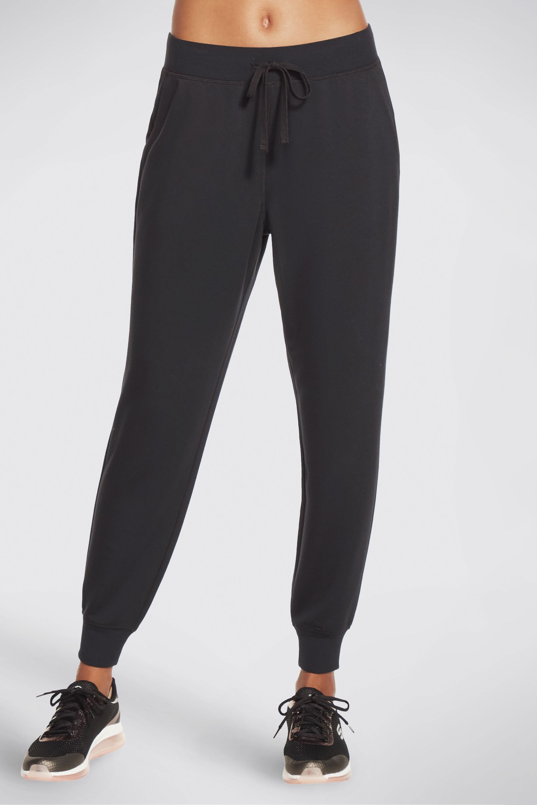 Skechers sweatpants shop womens black