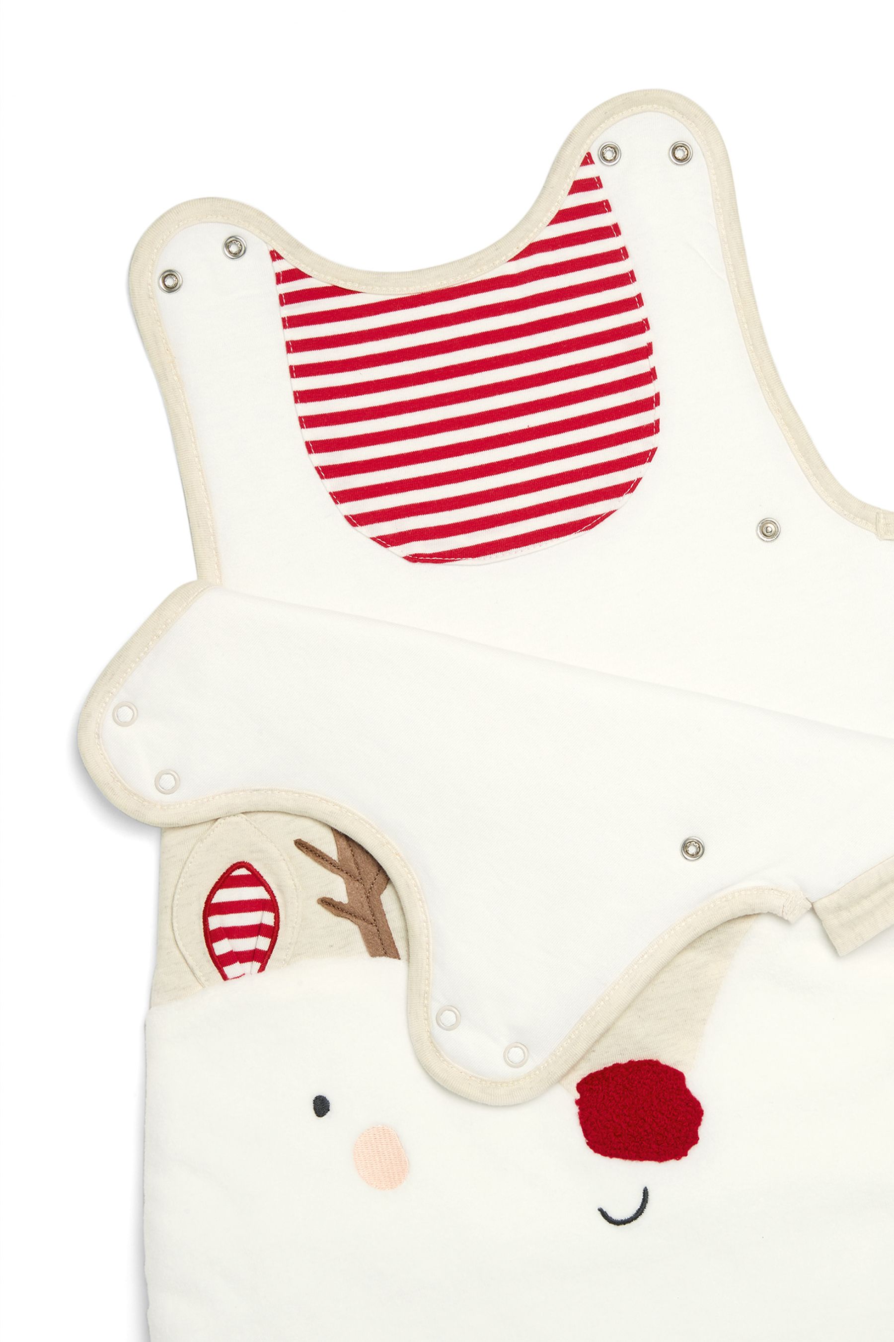 Mamas Papas Brown Christmas Sleeping Bag
