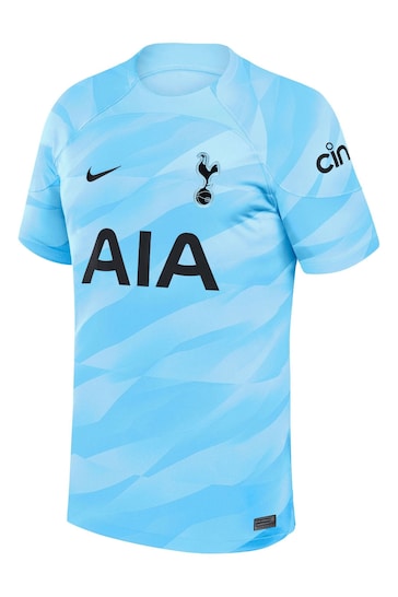 Nike Blue Tottenham Hotspur Goalkeeper Stadium 2023-24 Shirt