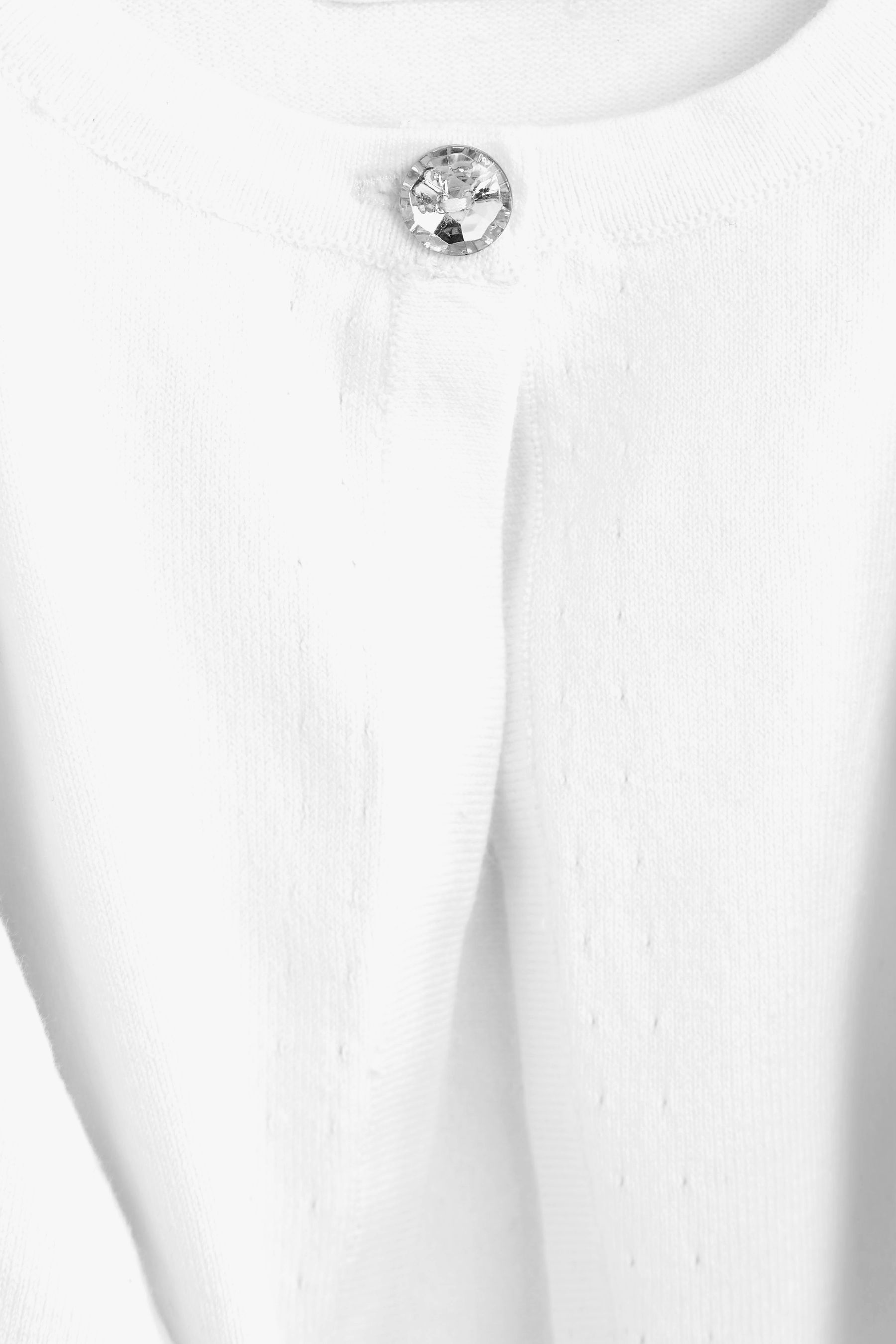 Shrug for white dress top