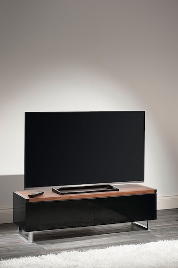 AVF Black/Brown Panorama 1.2m TV Stand