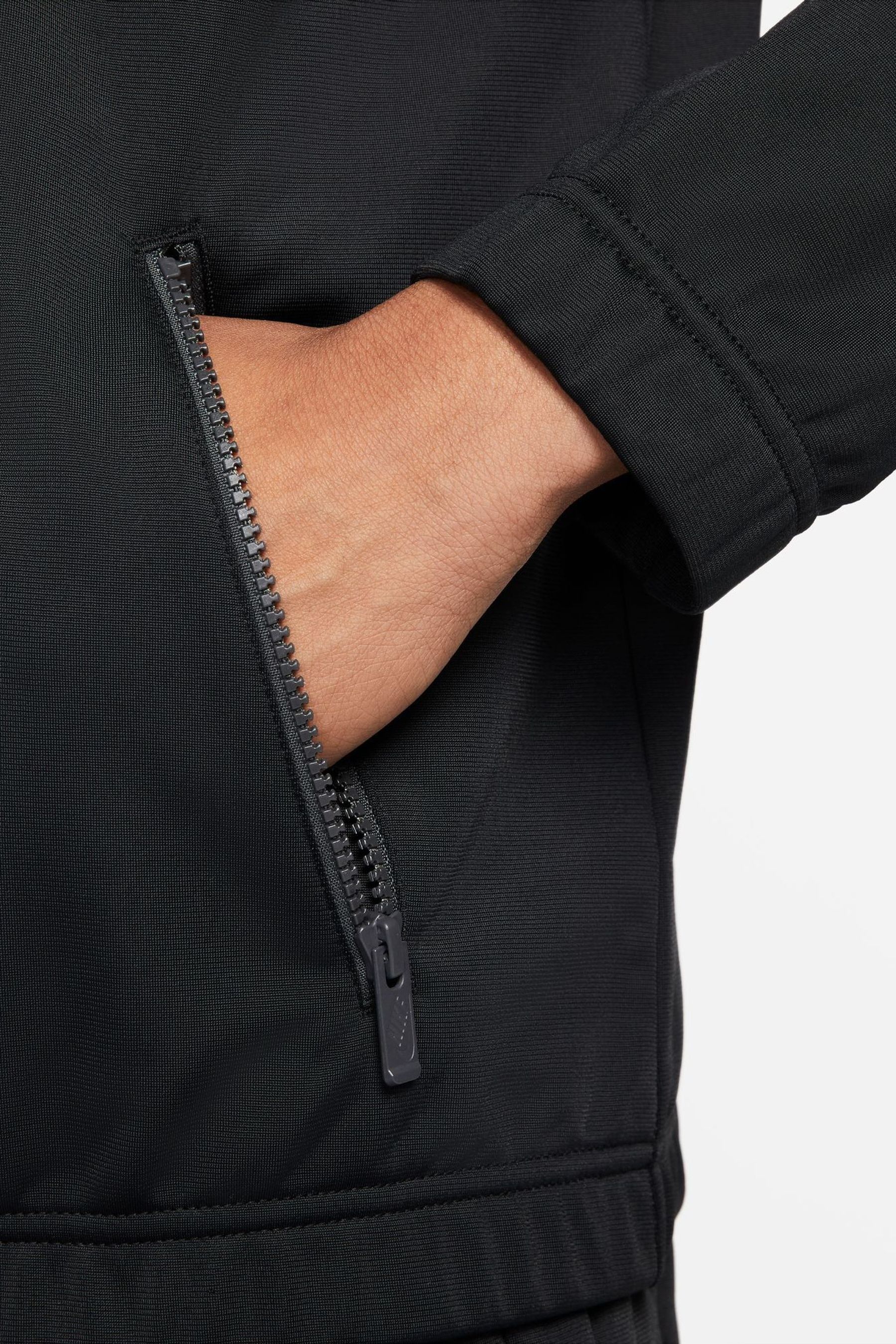 Buy Nike Black Sportswear Sport Essentials Poly Knit Track Suit