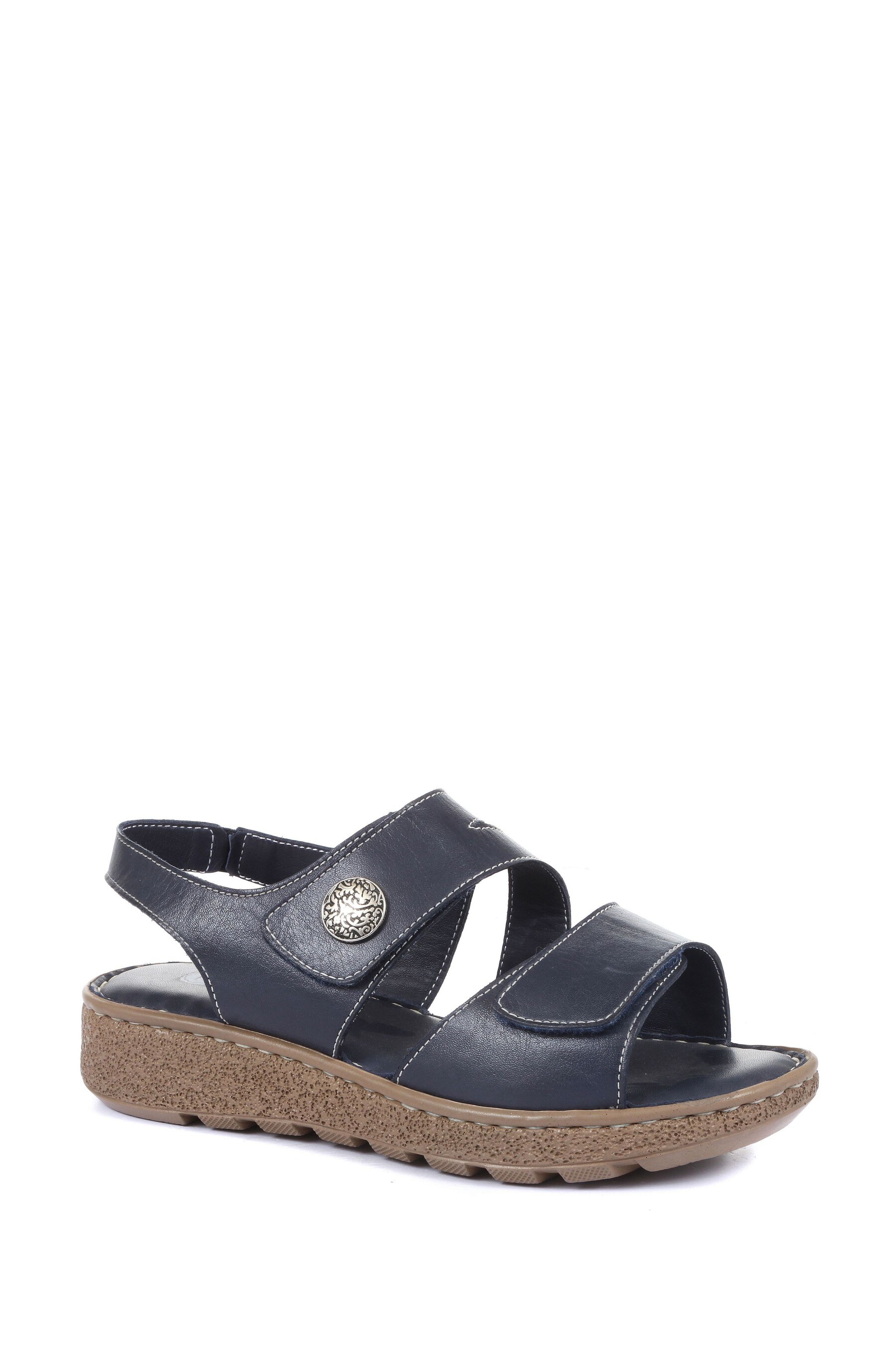 Buy Pavers Extra Wide EE Ladies Leather Sandals from the Next UK
