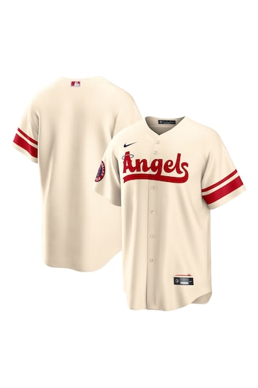 Fanatics MLB Los Angeles Angels of Anaheim Official Replica City Connect White Jersey