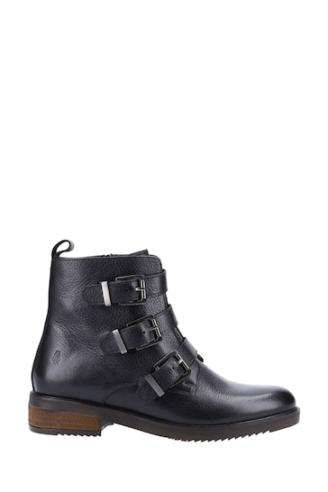 Hush Puppies Black Pria Ankle Boots