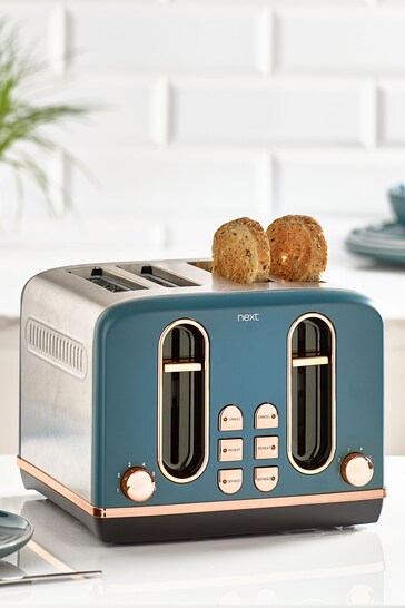 Buy Teal Blue Electric 4 Slot Toaster from the Next UK online shop