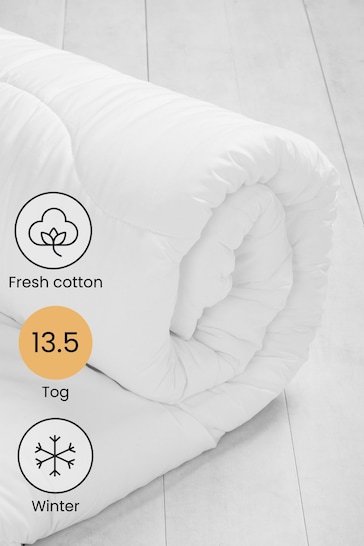 13.5 Tog Breathable Cotton Duvet