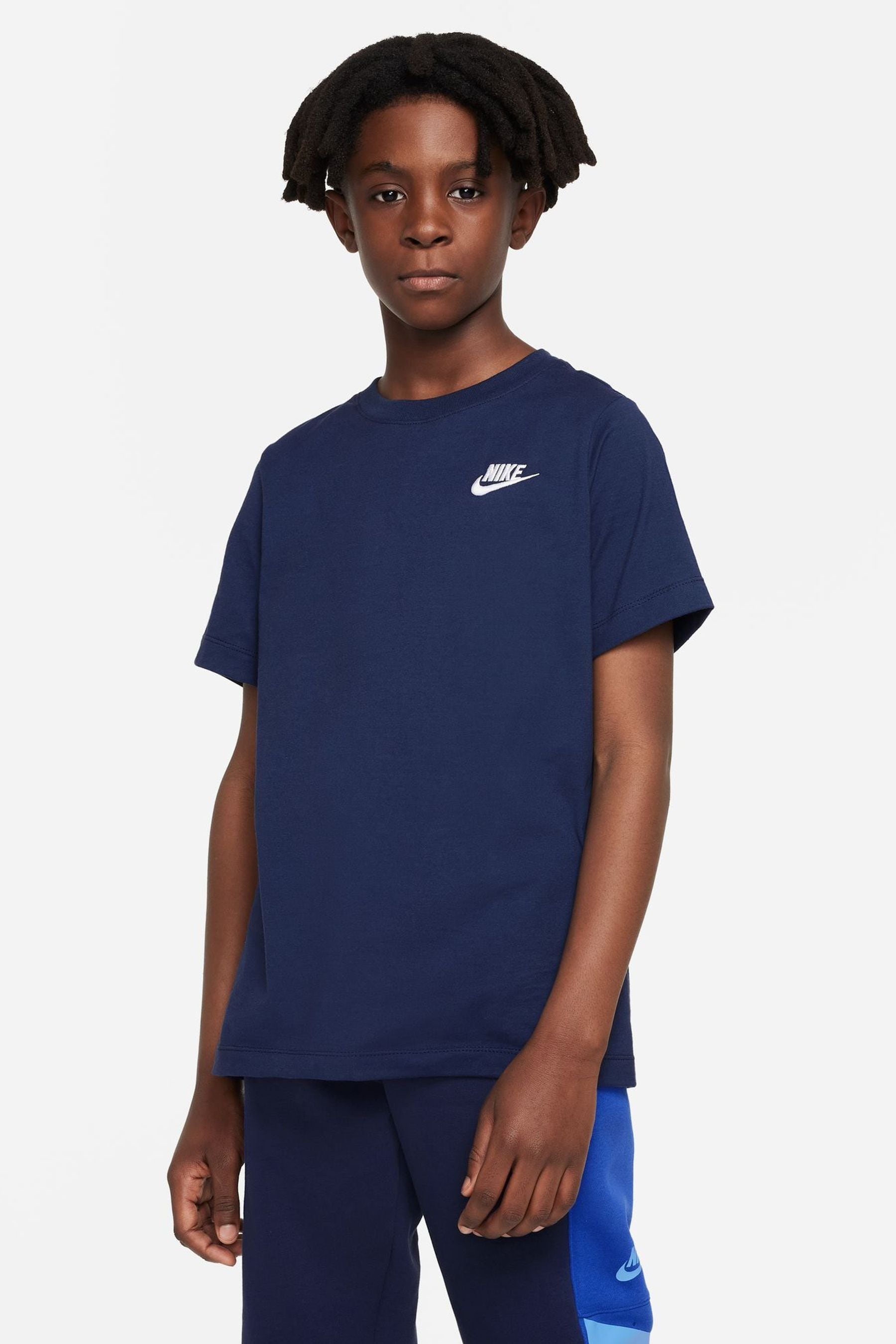 Dark blue nike shirt clearance
