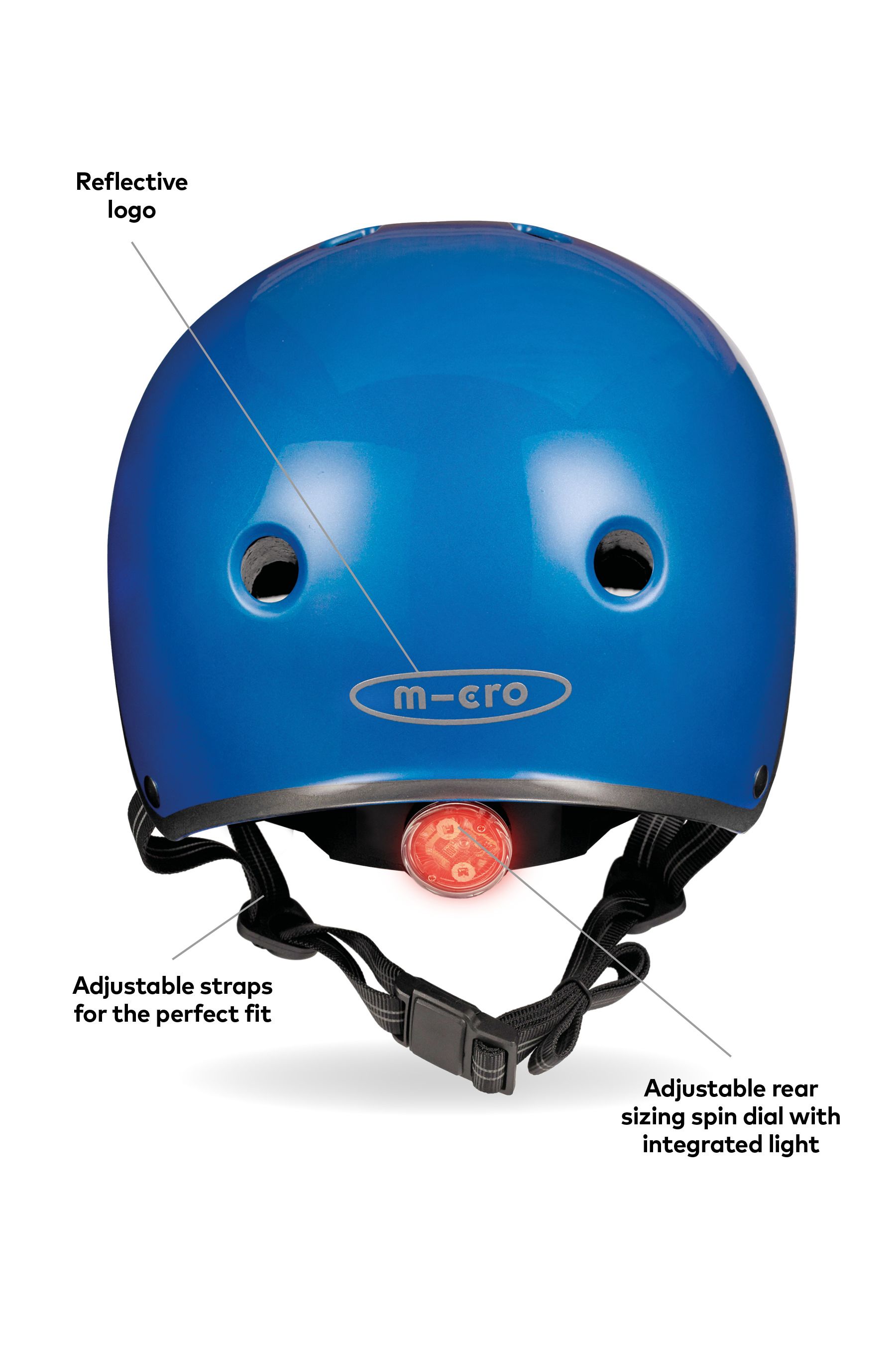 Micro scooter helmet sales blue