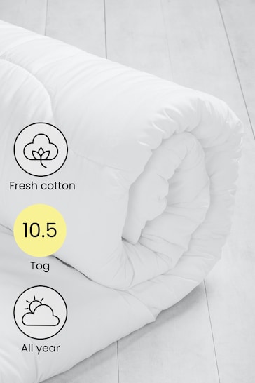10.5 Tog Breathable Cotton Duvet