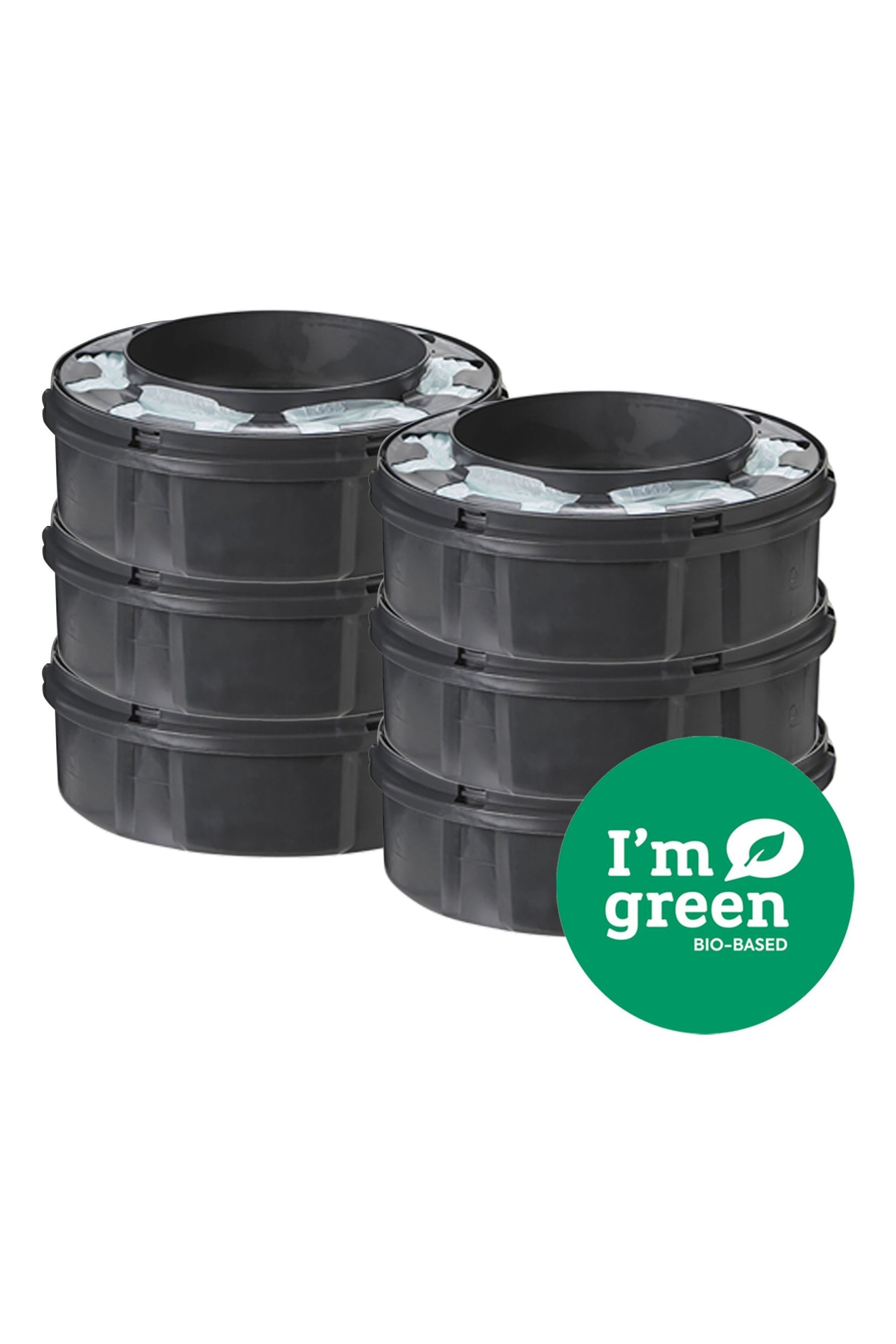 Buy Tommee Tippee Set of 6 Grey Twist and Click Cassettes from the
