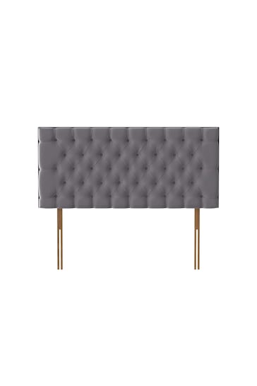 Silentnight Slate Grey Florence Woven Headboard