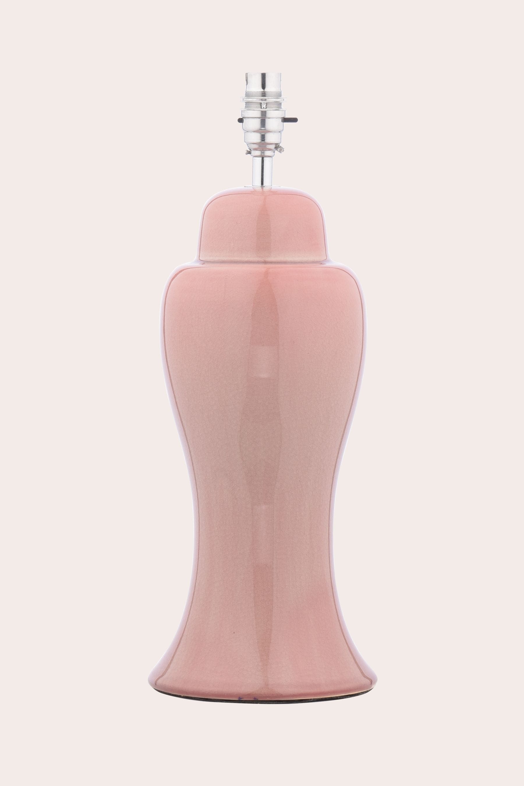 Pink ceramic lamp deals base