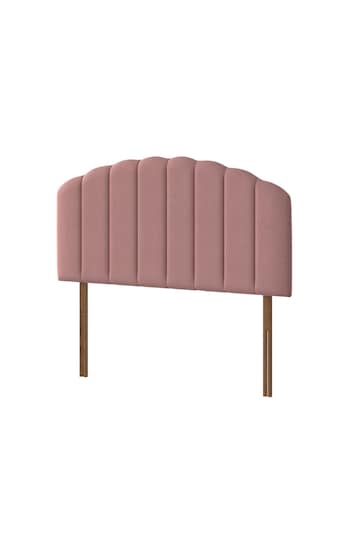 Silentnight Pink Merlin Luxury Velvet Headboard
