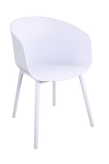 Novogratz White York 2 Pack Outdoor XL Dining Chairs