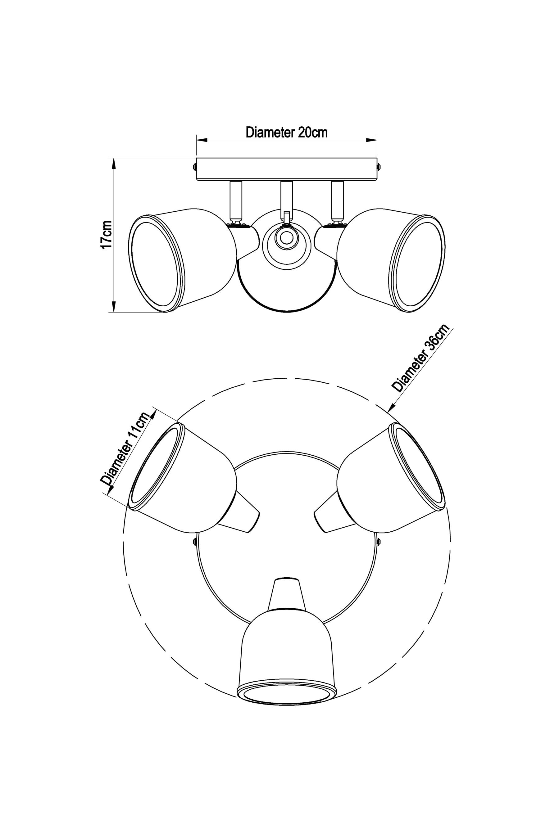 Spot outlet pendant light