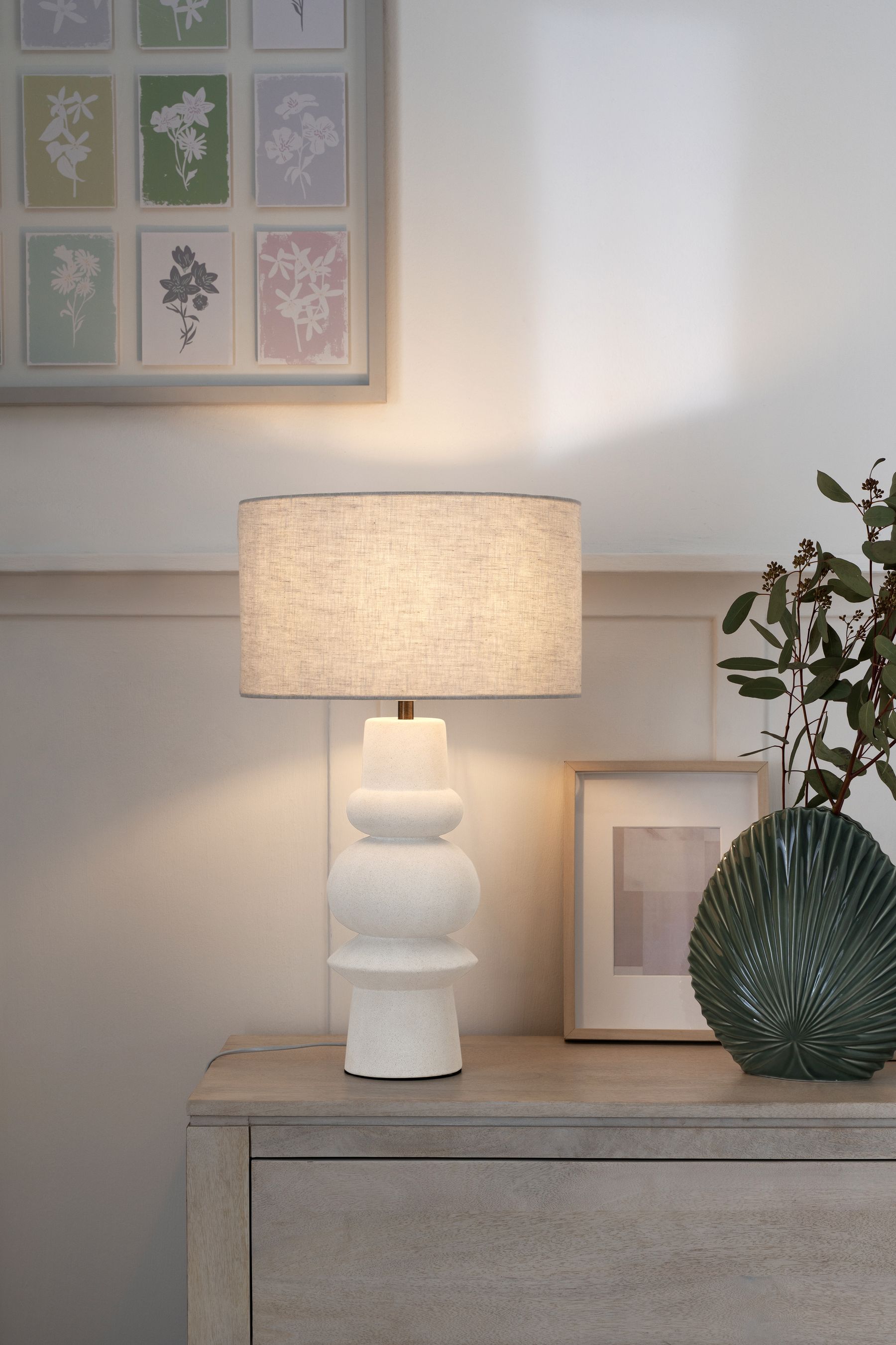 Modern totem table deals lamp