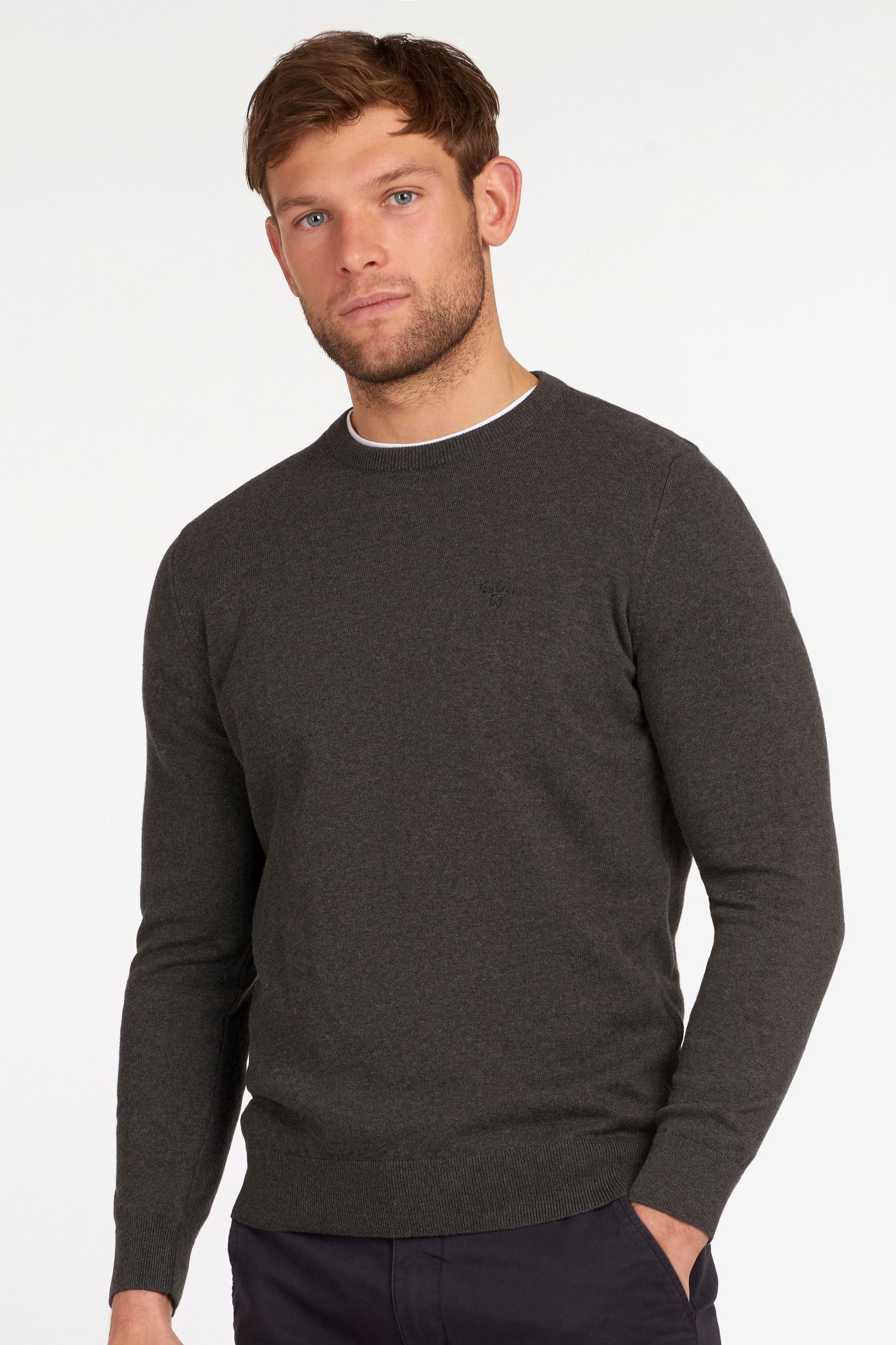 Charcoal grey sweater mens sale