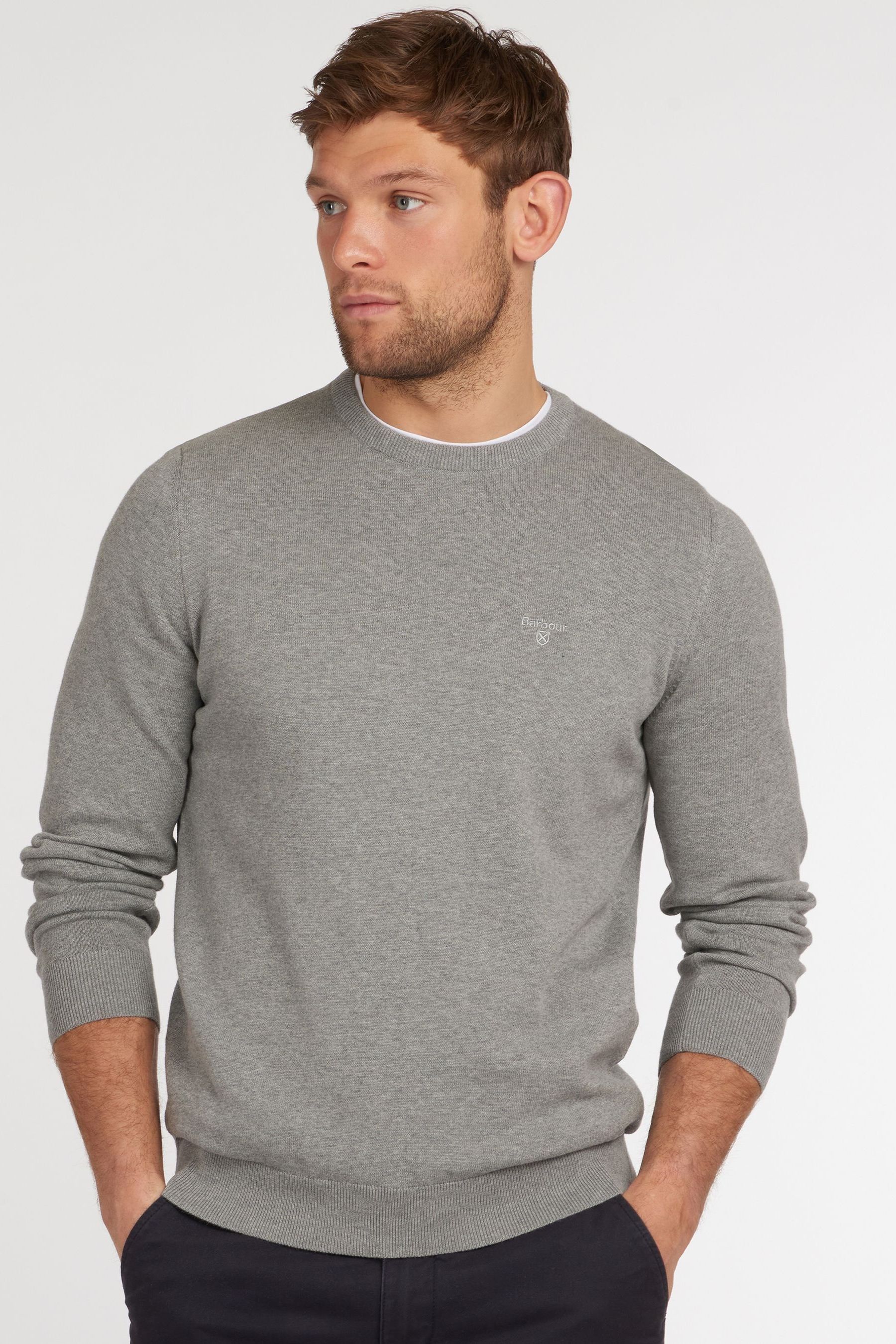 Barbour mens jumper sale