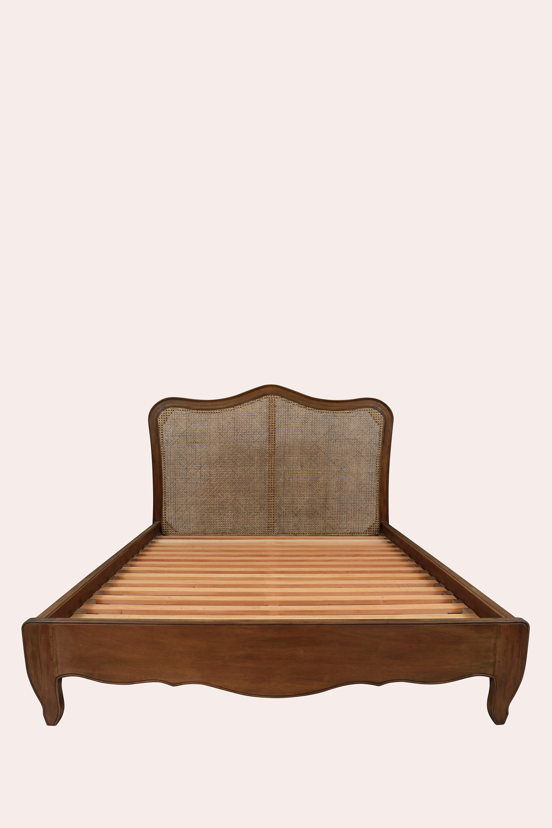 Walnut full bed shop frame