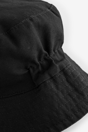 Black Bucket Hat (3mths-16yrs)