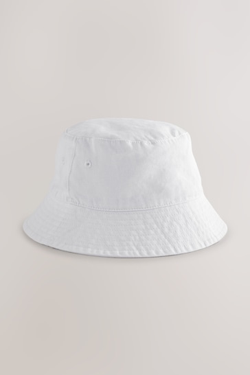 White Bucket Hat (3mths-16yrs)