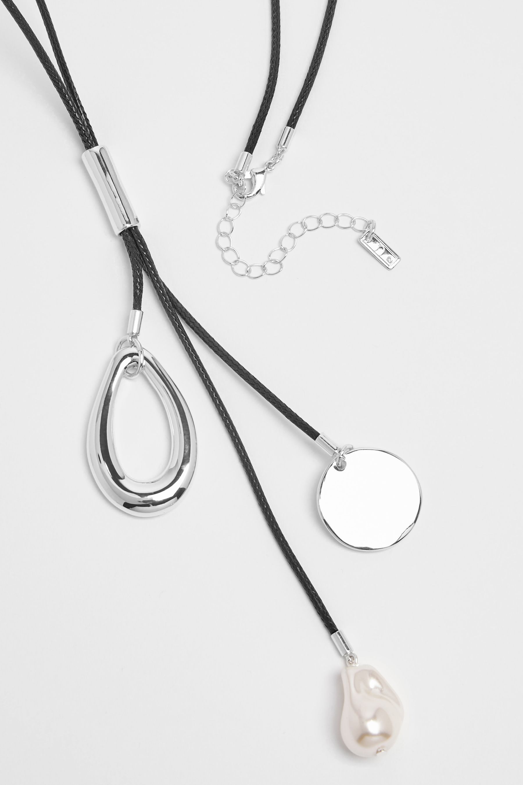 Embrace the shop journey black necklace