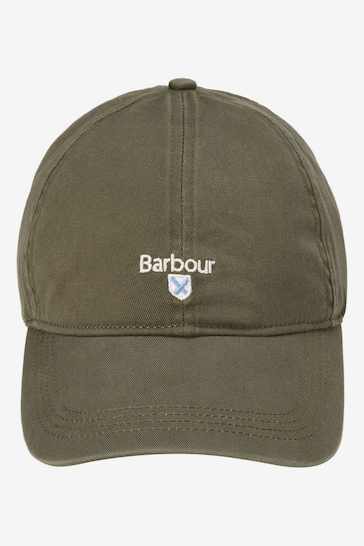 Barbour® Olive Green Cascade Sports Cap