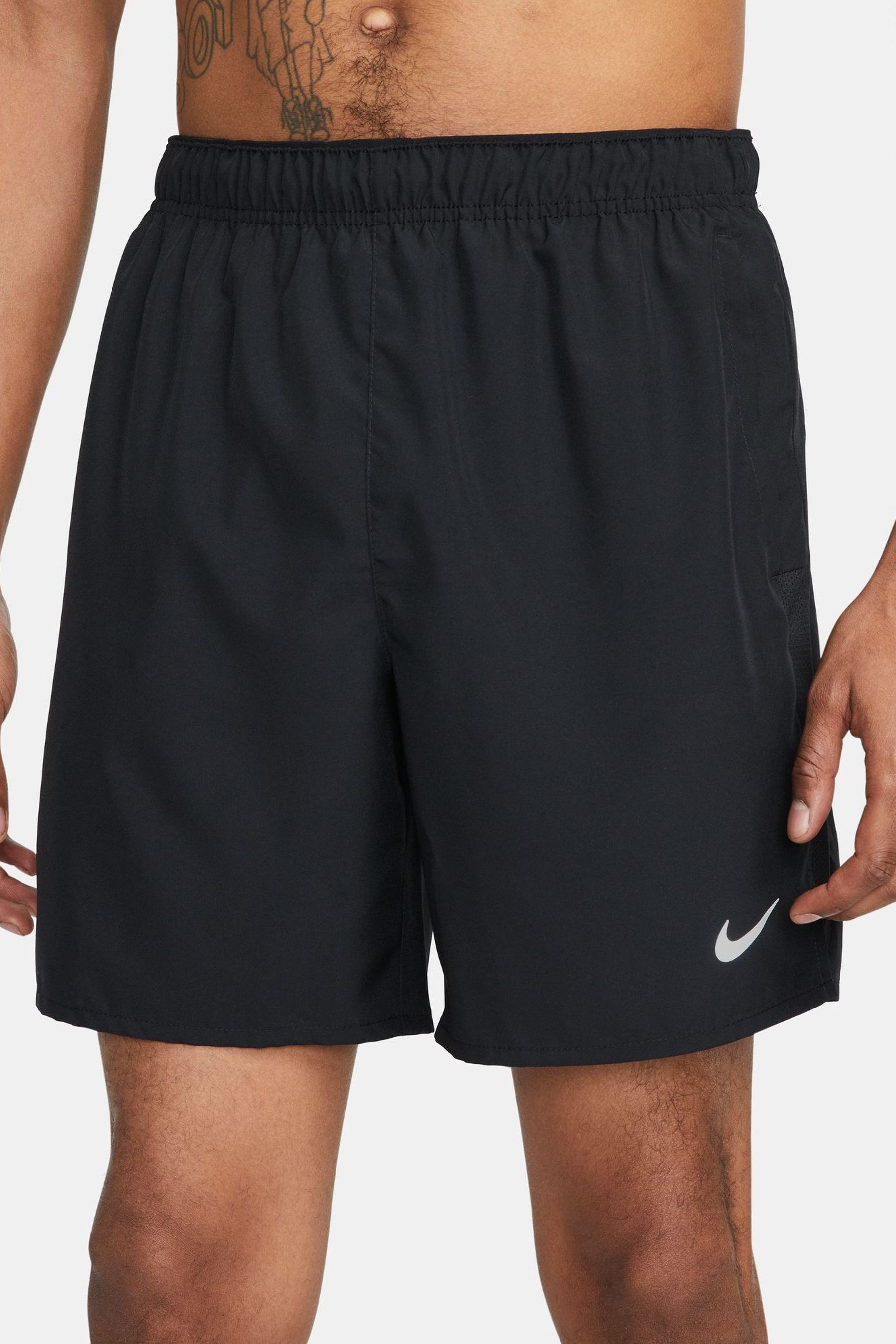 Buy Nike Black 7 Inch Dri FIT Challenger Unlined Running Shorts