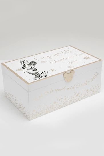 Disney White Minnie Mouse Christmas Eve Box