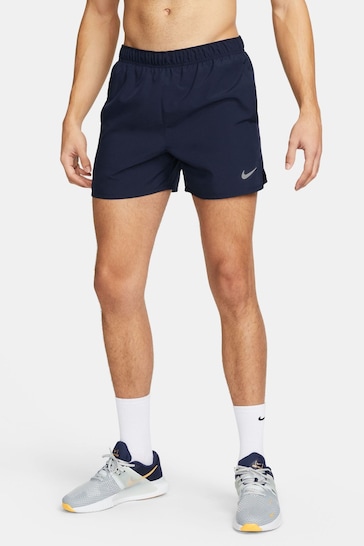 Nike Navy 5 Inch Dri-FIT Challenger 5 Inch Briefs Lined Running Shorts