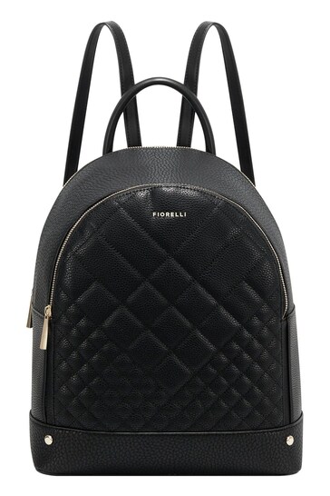 Buy Fiorelli Large Black Arelia Quilt Domed Backpack from the Next UK ...
