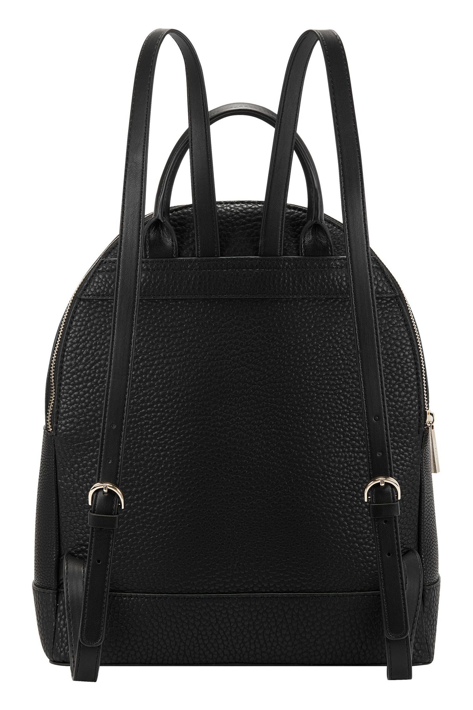Fiorelli Large Black Arelia Quilt Domed Backpack