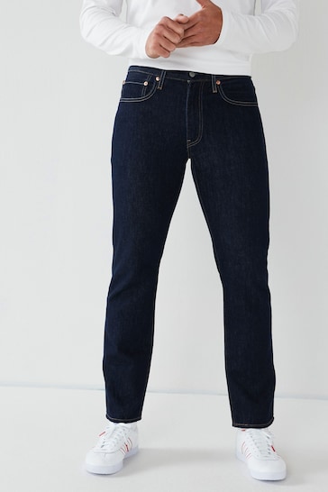 Jeans with logo stitching details