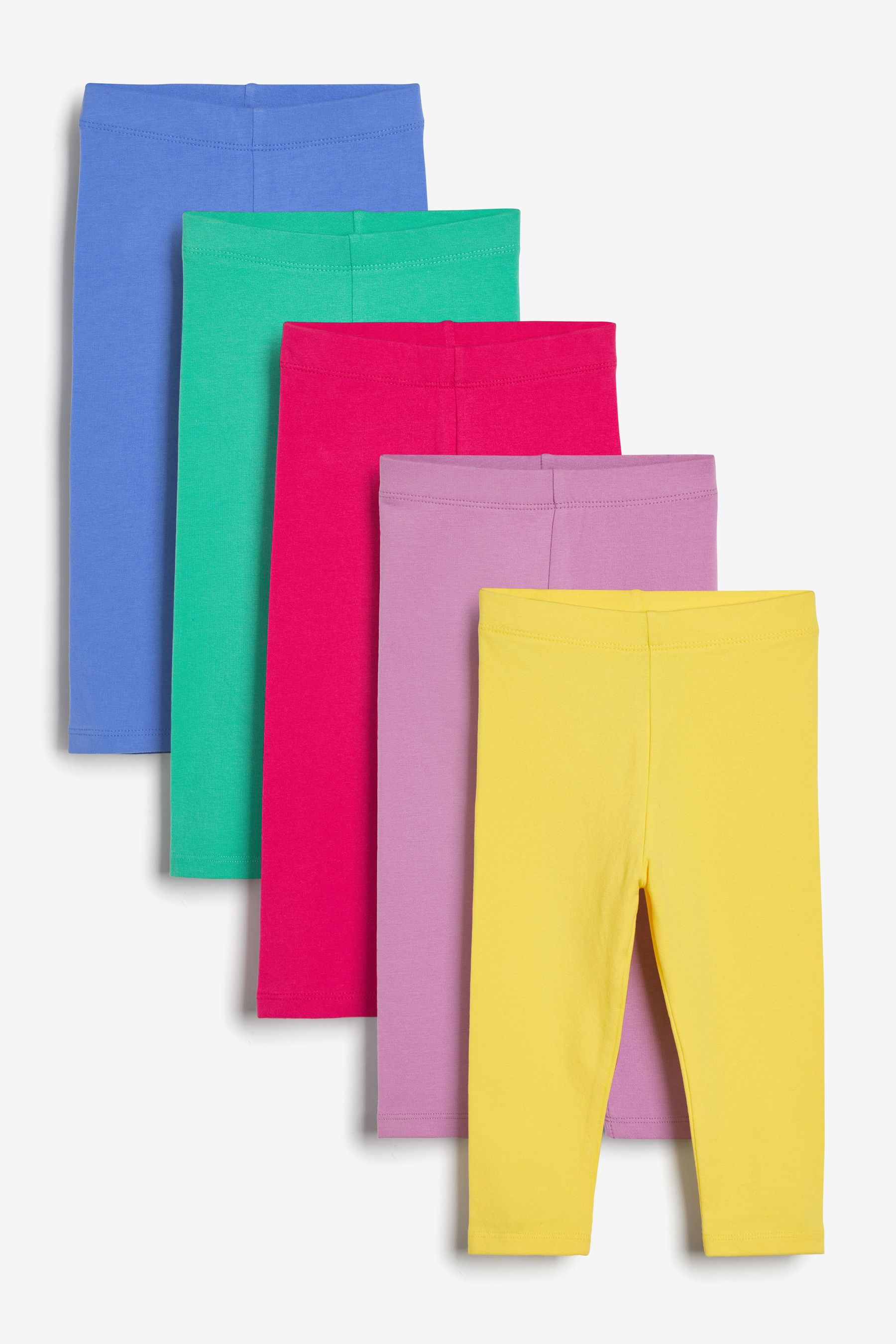 Buy Bright 5 Pack Cotton Leggings 3mths 7yrs from the Next UK online shop