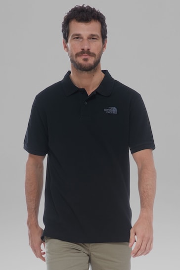 The North Face Black Pique Polo Shirt