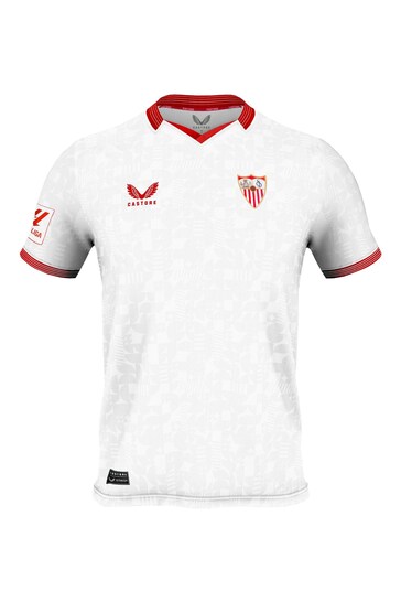 Castore White Sevilla 2023-24 Home Shirt