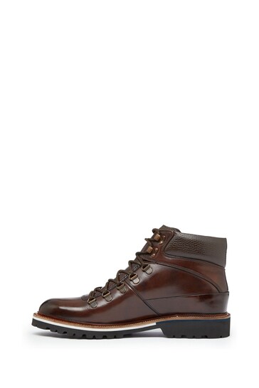 Oliver Sweeney Rispond Leather Brown Hiking Boots