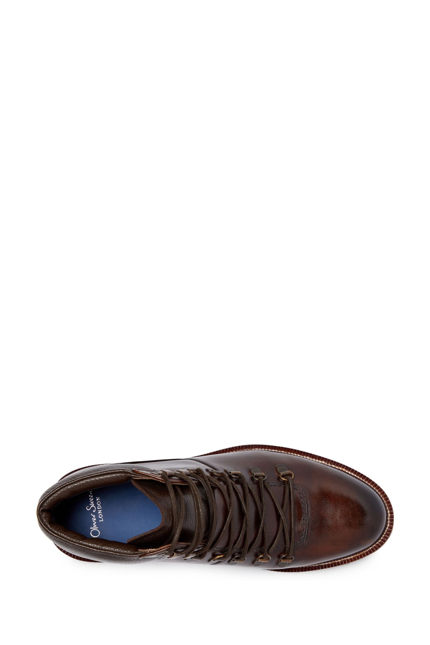 Buy Oliver Sweeney Rispond Leather Brown Hiking Boots from the
