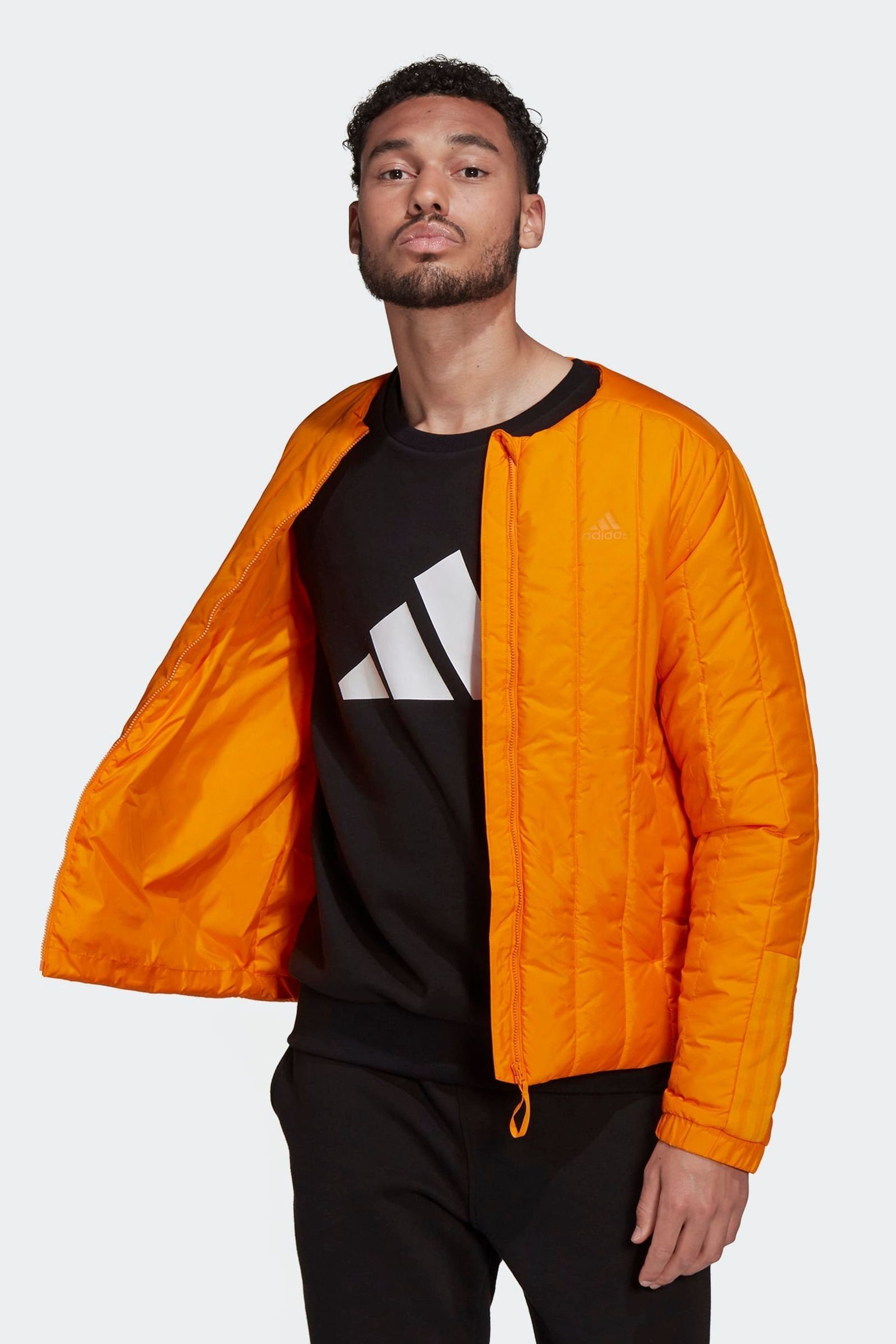 Buy adidas Orange Itavic 3 Stripes Light Jacket from the Next UK online shop