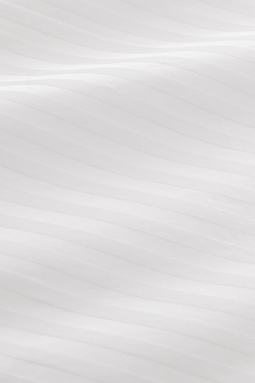 Sheridan White Millenia Classic Stripe 1200 Thread Count Duvet Cover