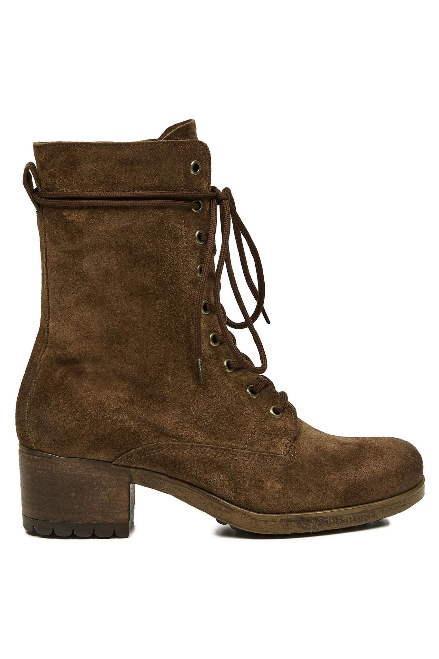 Arizona womens jones combat block heel zip boots new arrivals