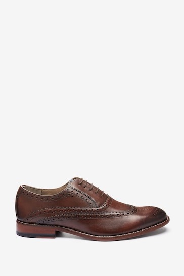 Oliver Sweeney Tan Brown Hand Finished Leather Shoes