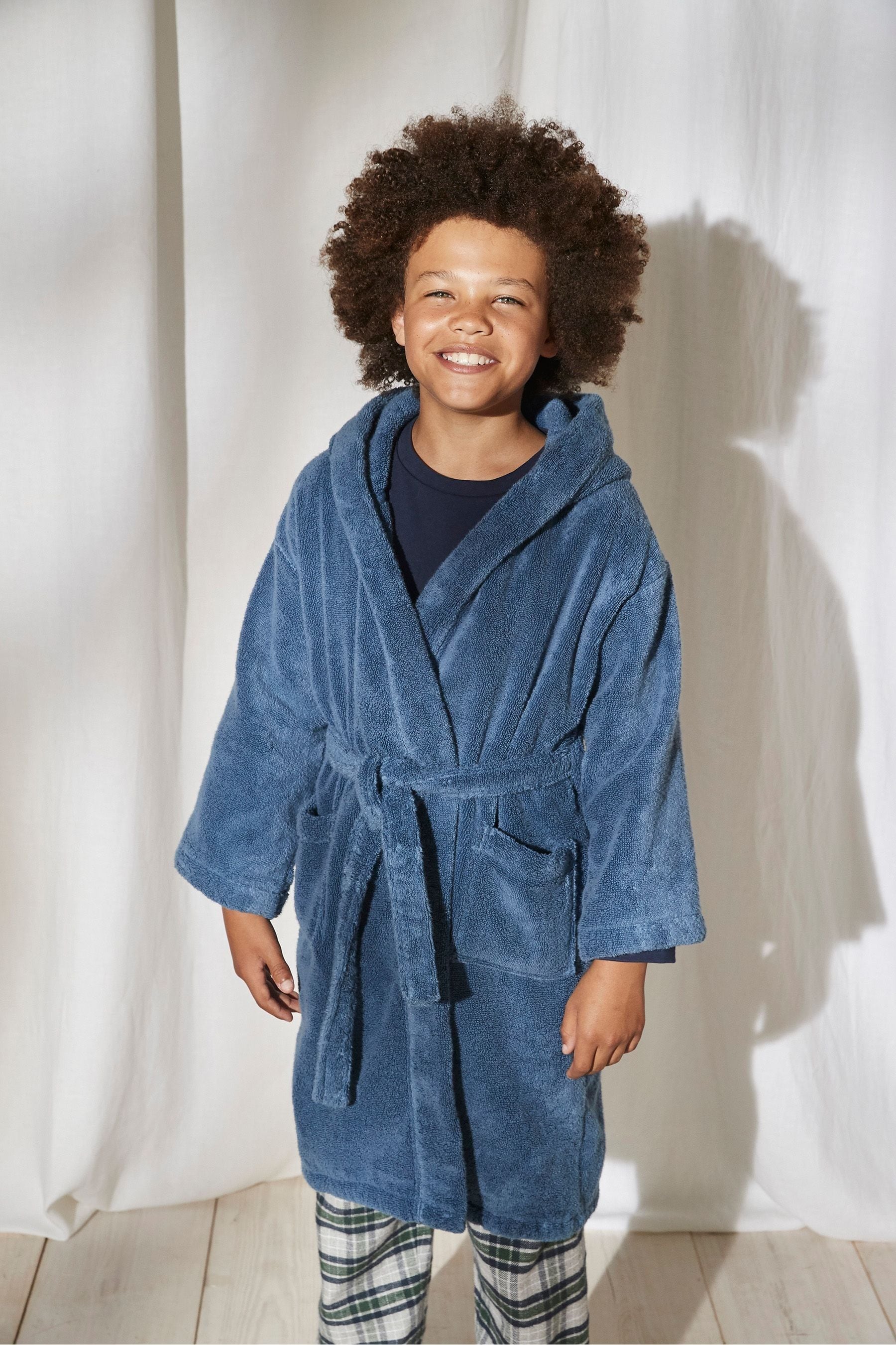 the white company towelling robe
